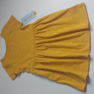 cat & jack Dress‎ toddlers Girls Short Sleeve 3T